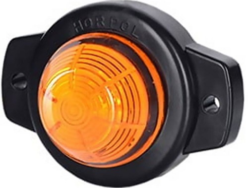 LD508 Lampa ozdobna obrysowka led 12/24V pomarańczowa z przewodem
