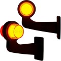 Lampa obrysowa pomarańczowo-czerwona prawa led