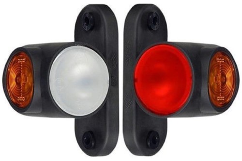 LD2040 Lampa obrysowa prosta krótka led 12/24v uniwersalna