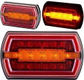 LZD2790 2 x lampa zespolona tylna cleo do przyczepy 3 funkcje