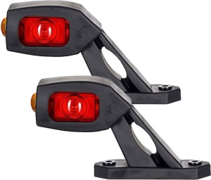 Lampa obrysowa lewa i prawa 12/24V 0,6/1,2W IP68 komplet