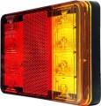 GMPL2454 Komplet lamp tylnych 3 funkcyjnych lewa/prawa led IP67 do przyczepki diodowa