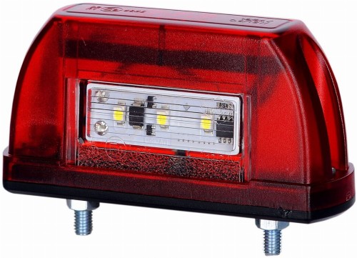LTD669 lampa oświetlenia tablicy rejestracyjnej led 12/24V czerwona