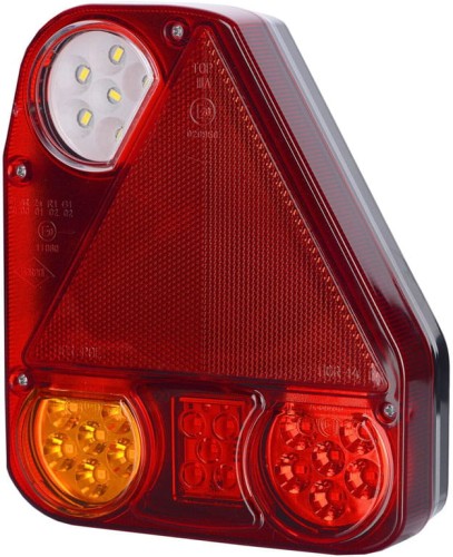 LZD774 Lampa zespolona tylna led 12/14V prawa z trójkątem