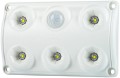 LWD2156 Lampa oświetlenia wnętrza 12/24V 10W IP65 z czujnikiem ruchu