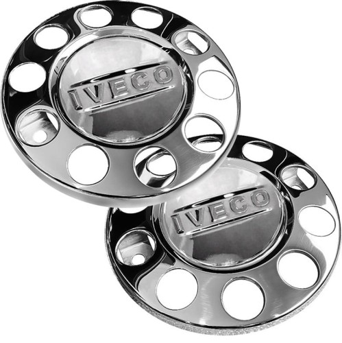 Chromowany kołpak koła 22,5 cala dla IVECO - 10 otworów