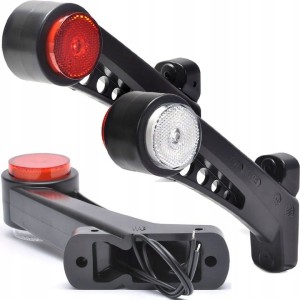 Komplet lamp zespolonych 12-24V obrysowych przednio-tylnych