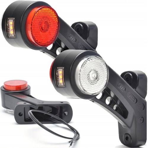 WAS645L WAS645P Komplet lamp zespolonych obrysowych przednio-tylne led