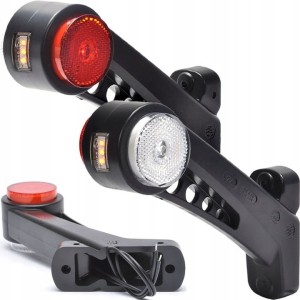 Komplet lamp obrysowych led 12-24V przednio-tylnych