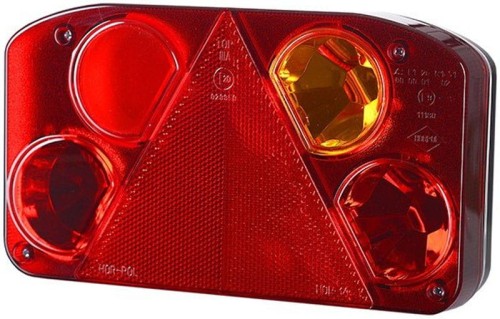 Lampa zespolona tylna prawa z trójkątem odblaskowy Horpol LZT812
