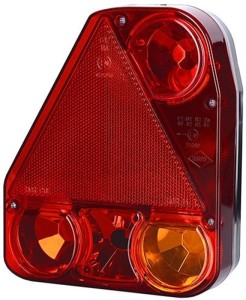 Lampa zespolona tylna lewa z trójkątem odblaskowym Horpol LZT752