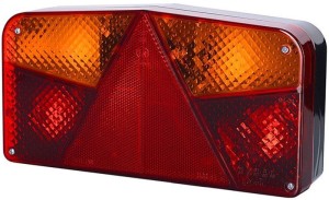 Lampa zespolona tylna prawa z trójkątem odblaskowym Horpol LZT204