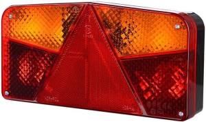 Lampa zespolona tylna lewa z trójkątem odblaskowym Horpol LZT206