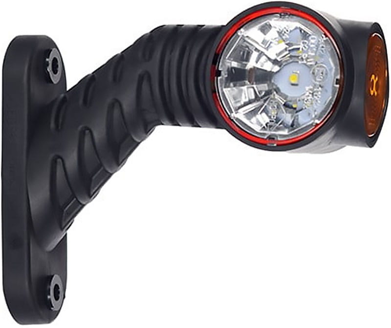 Lampa obrysowa lewa potrójna na wysięgniku ukośnym krótkim Horpol LD2181