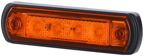 Lampa obrysowa LED na podstawie gumowej pomaranczowa Horpol LD944