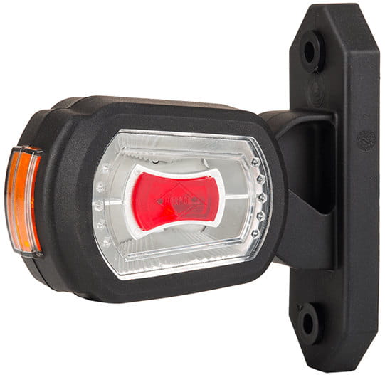 Lampa obrysowa lewa trzyfunkcyjna na wysięgniku krótkim prostym Horpol LDCC2776