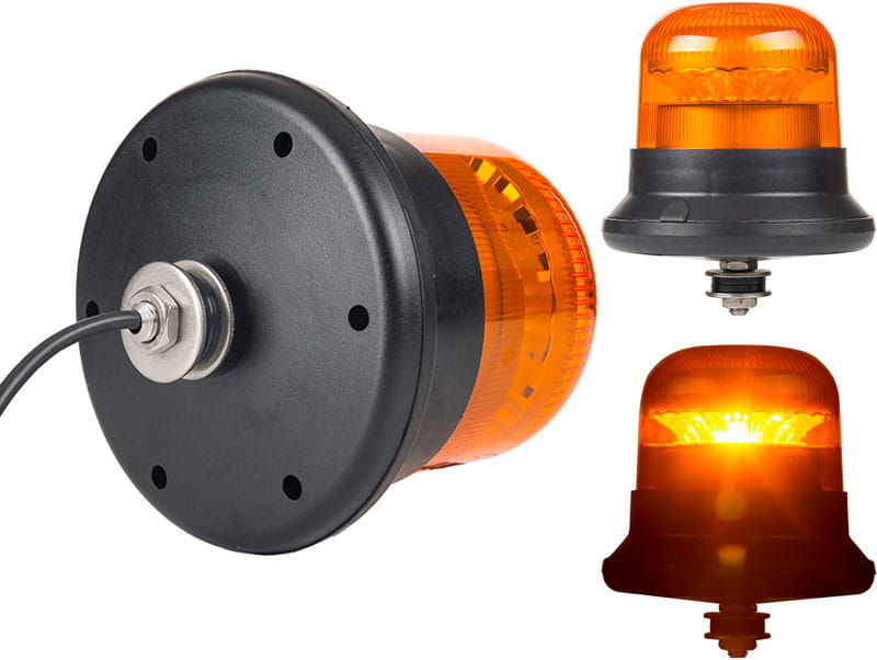 Lampa ostrzegawcza kogut błyskowa z gwintem LED Horpol LDO2662