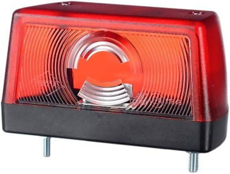 Lampa oświetlenia tablicy rejestracyjnej czerwona Horpol LT2113