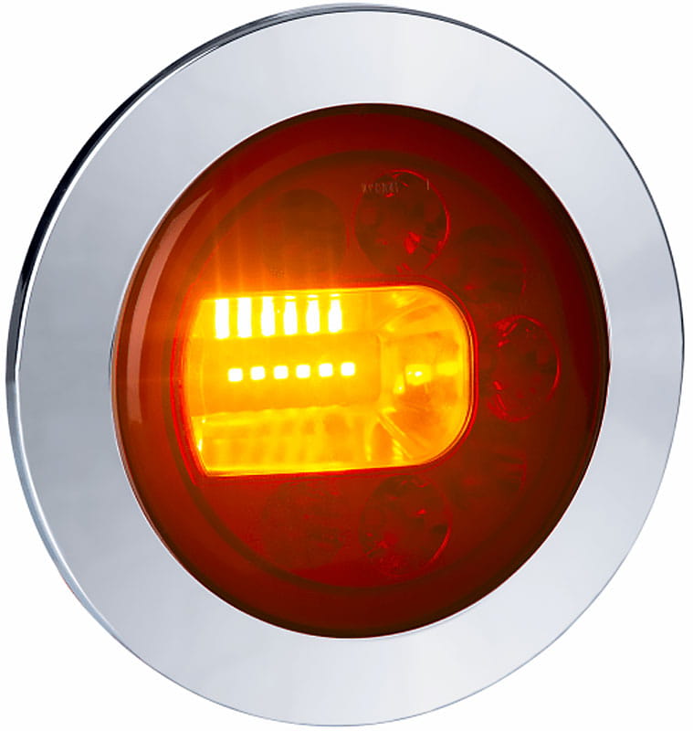 Lampa zespolona tylna LUNA z kołnierzem lewa Horpol LZD2448