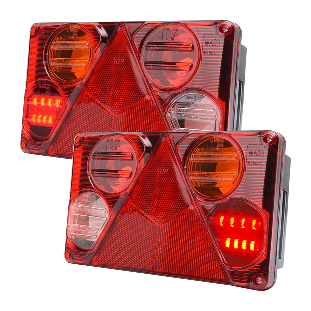 Komplet lamp zespolonych tylnych hybrydowych WAS398/399